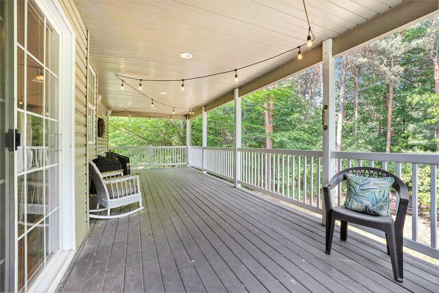 2975 Pine Edge Ct, Holland, MI 49424 - view of wooden terrace