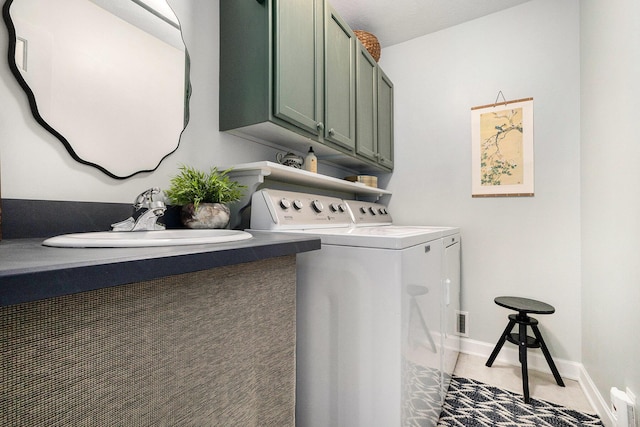 2975 Pine Edge Ct, Holland, MI 49424 - washroom featuring cabinet space and washer and clothes dryer