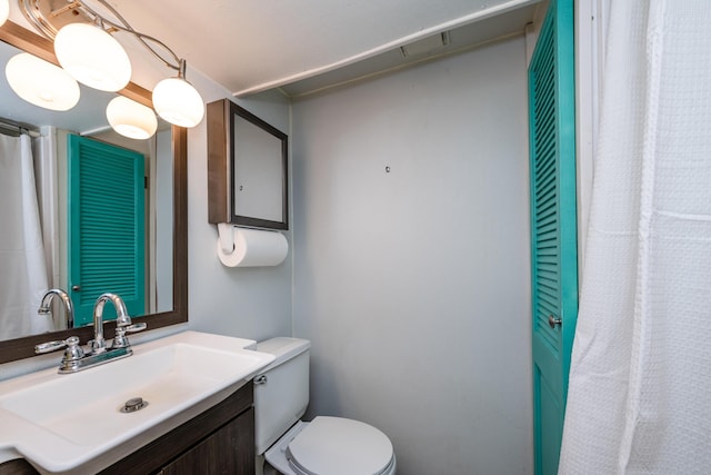620 Vann St, Niles, MI 49120 - bathroom featuring vanity and a shower with curtain