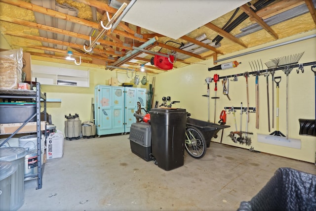 10317 Lange Rd, Birch Run, MI 48415 - garage featuring a workshop area