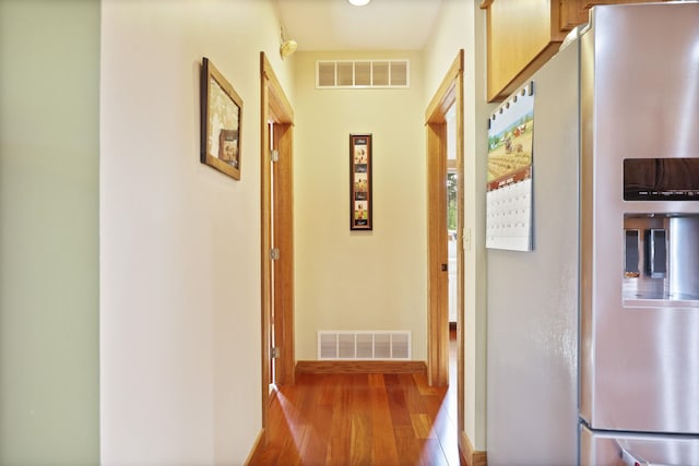 10317 Lange Rd, Birch Run, MI 48415 - hall featuring wood finished floors and baseboards