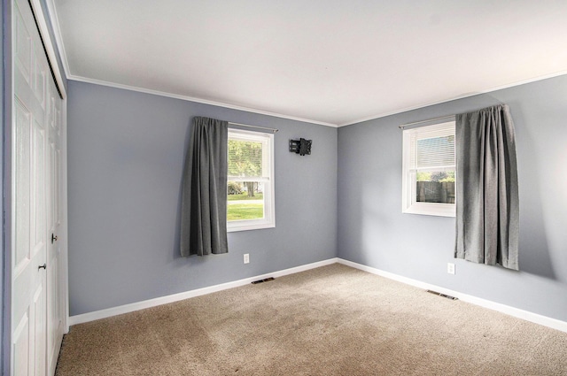 51591 Oak Dr, Mattawan, MI 49071 - carpeted spare room with ornamental molding