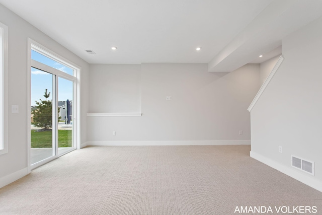 1753 Portadown Rd, Byron Center, MI 49315 - carpeted spare room featuring recessed lighting