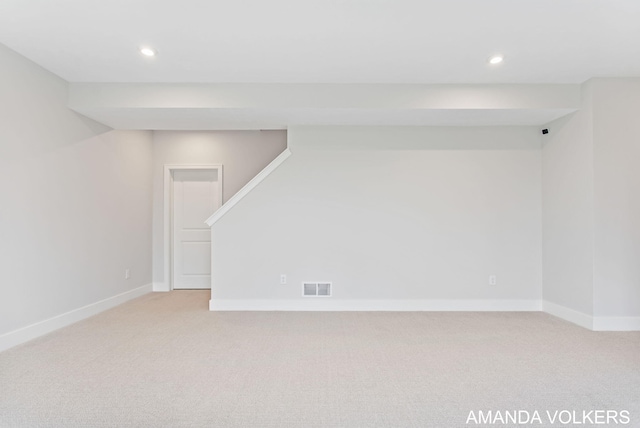 1753 Portadown Rd, Byron Center, MI 49315 - finished basement with light carpet and recessed lighting