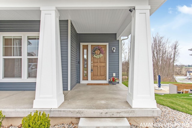 1753 Portadown Rd, Byron Center, MI 49315 - entrance to property with a porch
