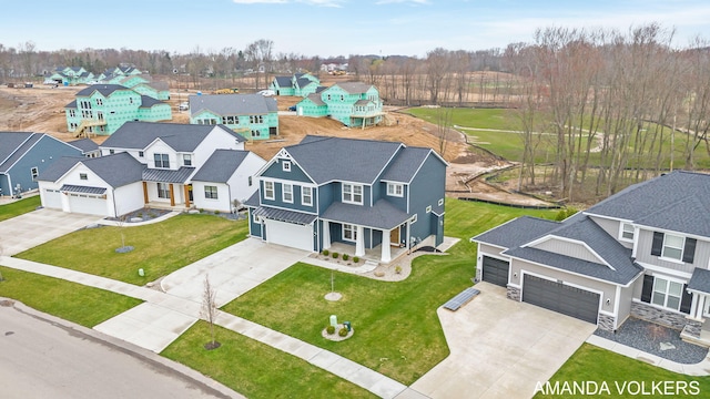 1753 Portadown Rd, Byron Center, MI 49315 - aerial perspective of suburban area