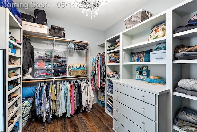 5432 Blood Rd, Metamora, MI 48455 - spacious closet featuring dark wood-type flooring