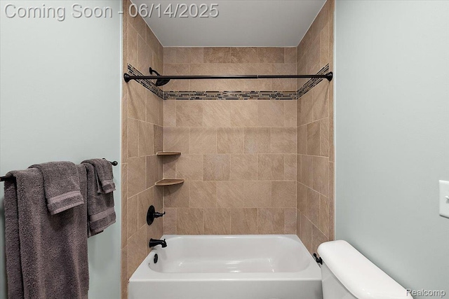 5432 Blood Rd, Metamora, MI 48455 - bathroom with toilet and shower / bathtub combination