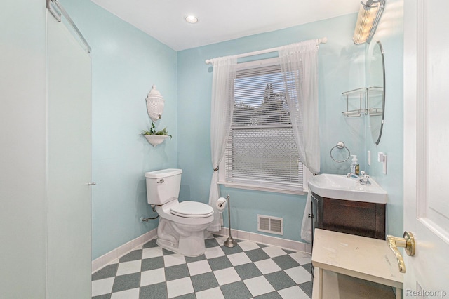 92 Gallup St, Mount Clemens, MI 48043 - bathroom with vanity and tile patterned floors