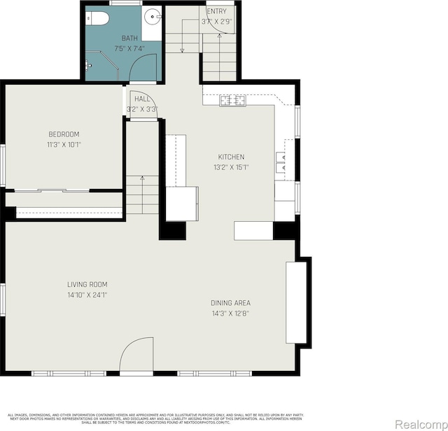 92 Gallup St, Mount Clemens, MI 48043 - view of room layout