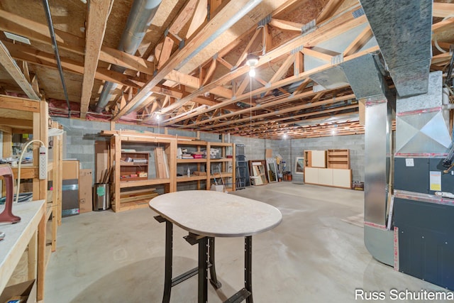 1366 W Norton Ave, Muskegon, MI 49441 - view of unfinished below grade area