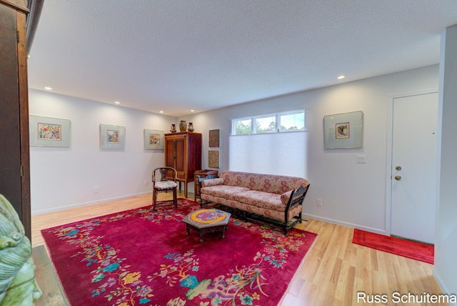 1366 W Norton Ave, Muskegon, MI 49441 - living area featuring wood finished floors and recessed lighting