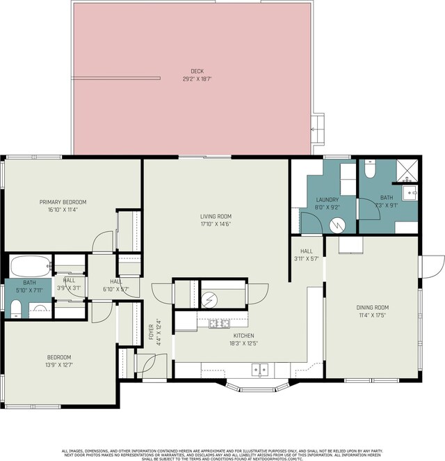 8887 Elm Valley Rd, Union Pier, MI 49129 - view of home floor plan