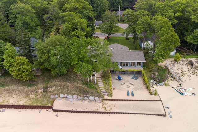 3524 Lakeshore Rd, Manistee, MI 49660 - view from above of property