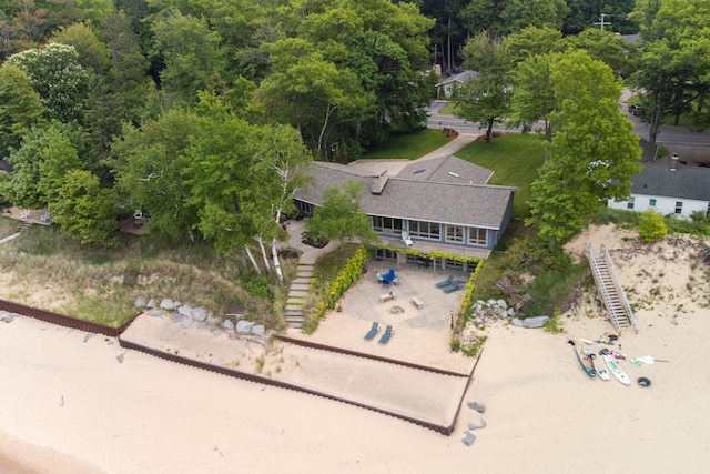 3524 Lakeshore Rd, Manistee, MI 49660 - aerial view of property and surrounding area