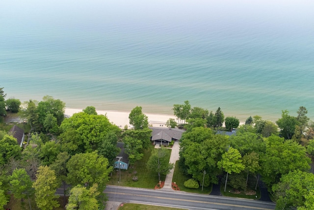 3524 Lakeshore Rd, Manistee, MI 49660 - drone / aerial view of expansive beach