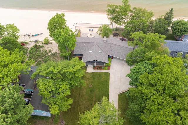 3524 Lakeshore Rd, Manistee, MI 49660 - view from above of property