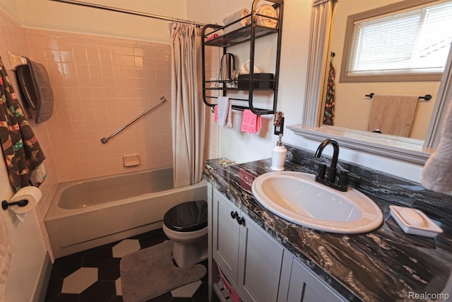 33566 Rhonswood St, Farmington Hills, MI 48335 - bathroom featuring vanity and shower / bath combo