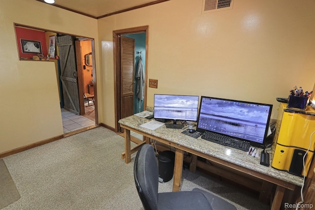 33566 Rhonswood St, Farmington Hills, MI 48335 - carpeted office with baseboards