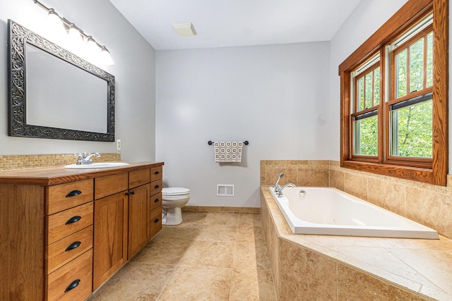 3778 22nd St, Dorr, MI 49323 - bathroom featuring a garden tub and vanity