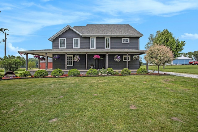 598 Dayburg Rd, Coldwater, MI 49036 - farmhouse inspired home with covered porch and a front yard