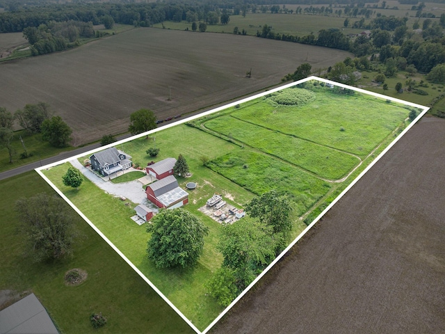 598 Dayburg Rd, Coldwater, MI 49036 - view of rural area with property parcel outlined