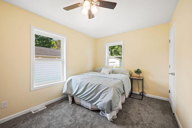 310 Hillview St, Buchanan, MI 49107 - bedroom featuring carpet flooring and a ceiling fan