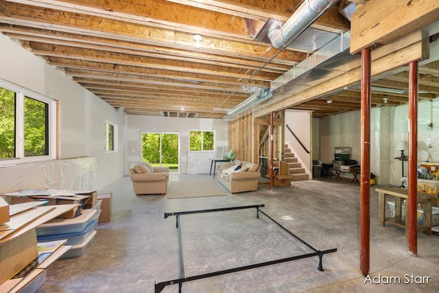 3980 Hathaway Rd, Kalamazoo, MI 49009 - below grade area featuring stairway