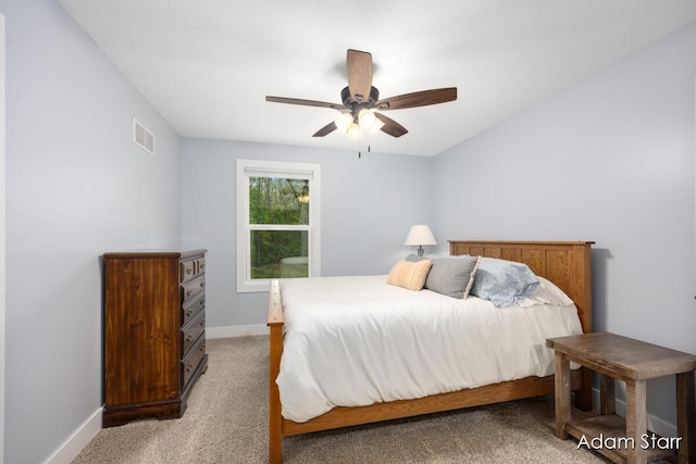 3980 Hathaway Rd, Kalamazoo, MI 49009 - bedroom featuring light colored carpet and ceiling fan