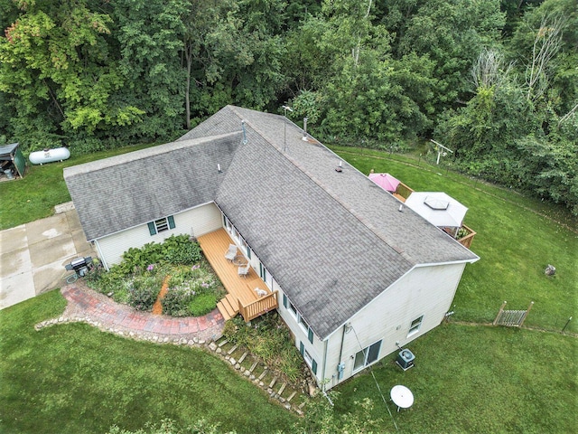 5293 Bartonville Rd, Belding, MI 48809 - aerial view of property and surrounding area