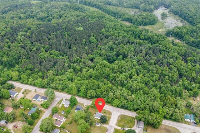 524 Kiddville St, Belding, MI 48809 - aerial view of property's location with a forest
