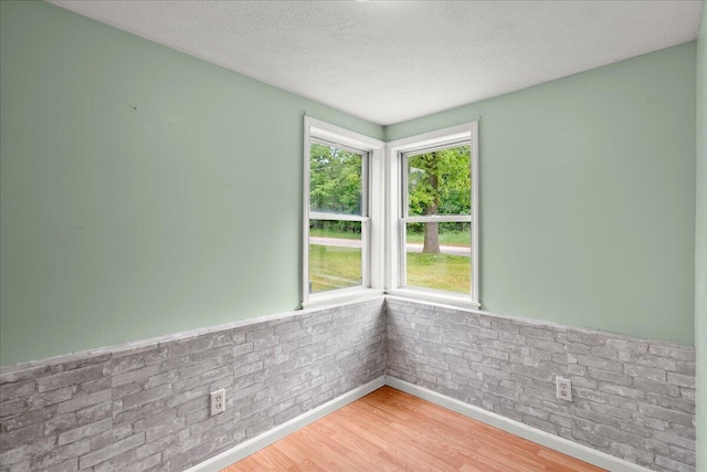524 Kiddville St, Belding, MI 48809 - spare room featuring a textured ceiling and light wood finished floors