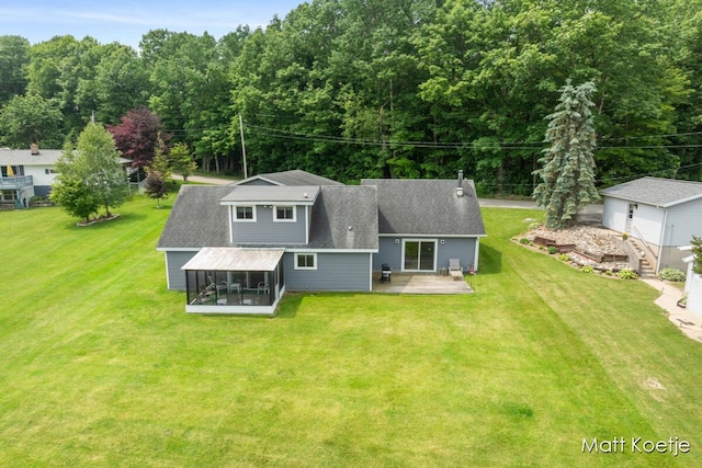 4410 Delaware Rd, Fremont, MI 49412 - aerial view of property and surrounding area