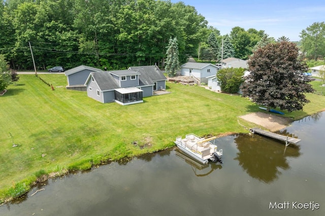 4410 Delaware Rd, Fremont, MI 49412 - view of subject property with a nearby body of water