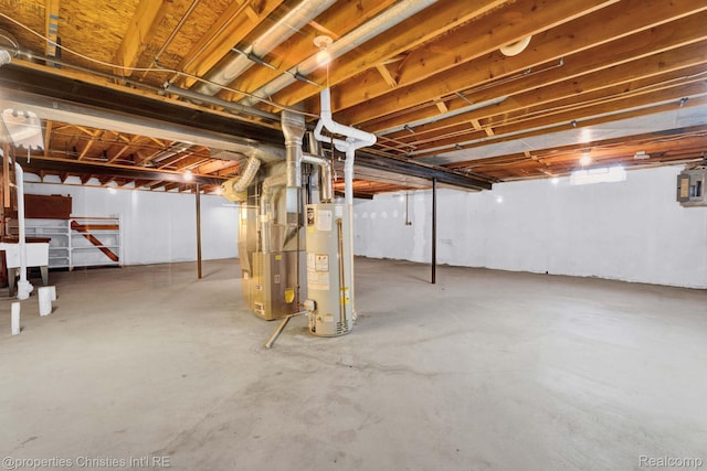 3 Cornell Ct Unit 27, Dearborn, MI 48124 - below grade area featuring gas water heater and heating unit