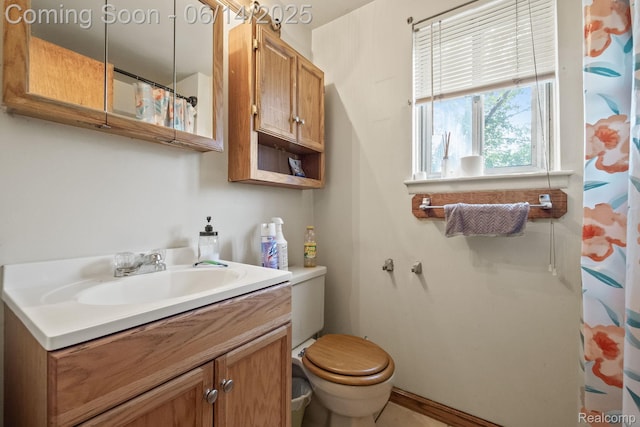 37649 Castle Dr, Romulus, MI 48174 - bathroom with vanity and curtained shower