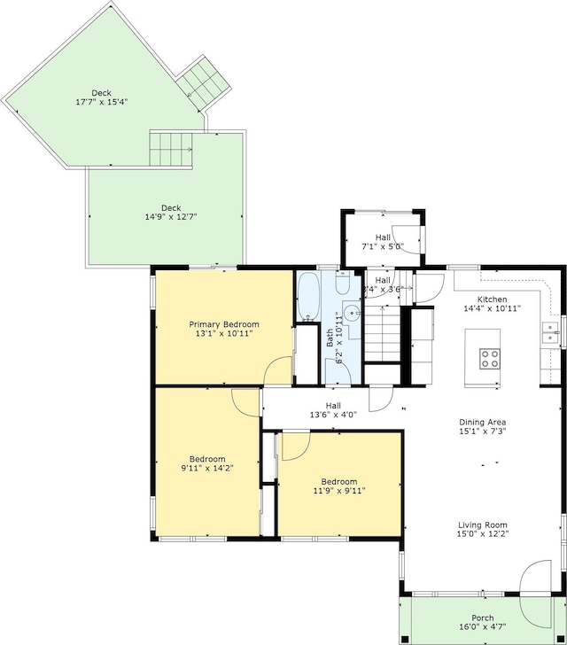 10001 Date Rd, Baroda, MI 49101 - view of room layout