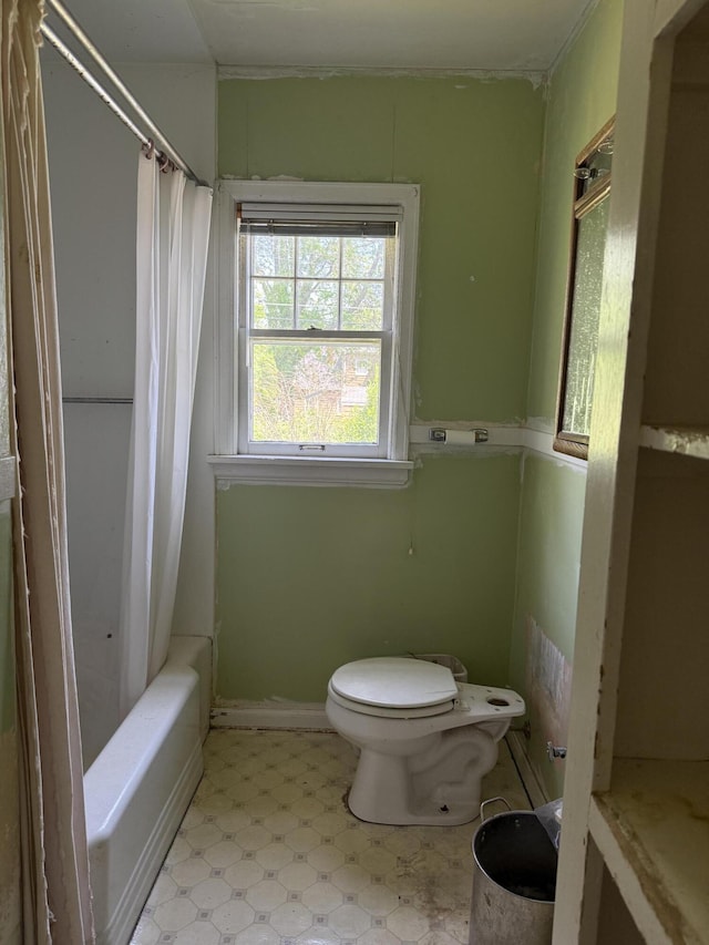 911 Napier Ave, Saint Joseph, MI 49085 - full bath with tile patterned floors and shower / tub combo