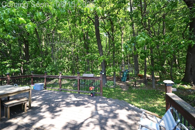 10010 Orchard Ridge Ct, Holly, MI 48442 - view of deck