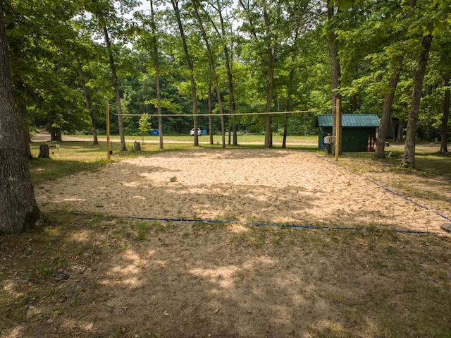 8182 Hardy Dr, Newaygo, MI 49337 - view of property's community featuring volleyball court