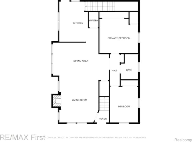 256 Withington St, Ferndale, MI 48220 - view of floor plan / room layout