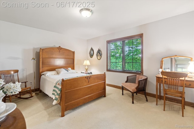 2020 Pine Hollow Trl, Brighton, MI 48114 - bedroom featuring light carpet and baseboards
