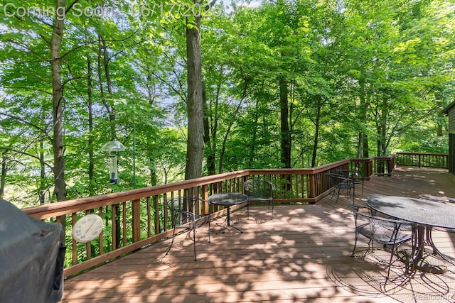 2020 Pine Hollow Trl, Brighton, MI 48114 - wooden terrace featuring area for grilling