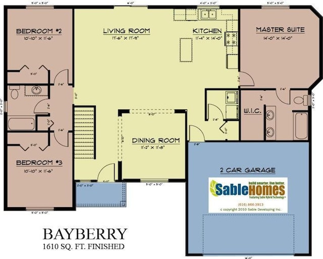 LOT106 Butternut Dr, Wayland, MI 49348 - view of home floor plan