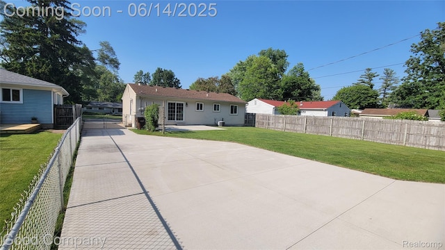 8544 Russell St, Shelby Twp, MI 48317 - back of house with a patio area and a fenced backyard