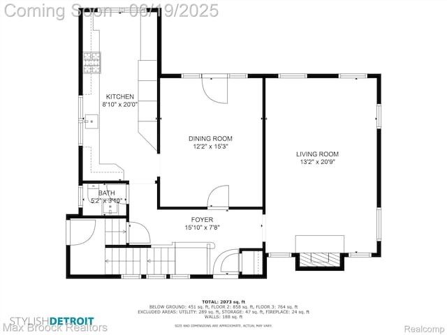 11 Sylvan Ave, Pleasant Ridge, MI 48069 - view of floor plan / room layout