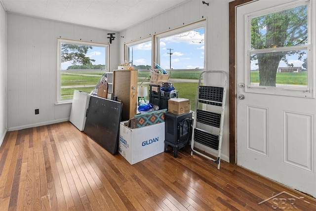 490 W Wilder Rd, Auburn, MI 48611 - sunroom featuring heating unit