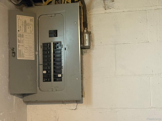 11311 Tecumseh, Redford, MI 48239 - utility room with electric panel