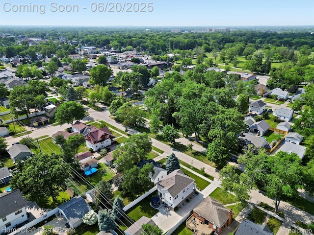 2213 Beverly Blvd, Berkley, MI 48072 - aerial view of property and surrounding area featuring nearby suburban area