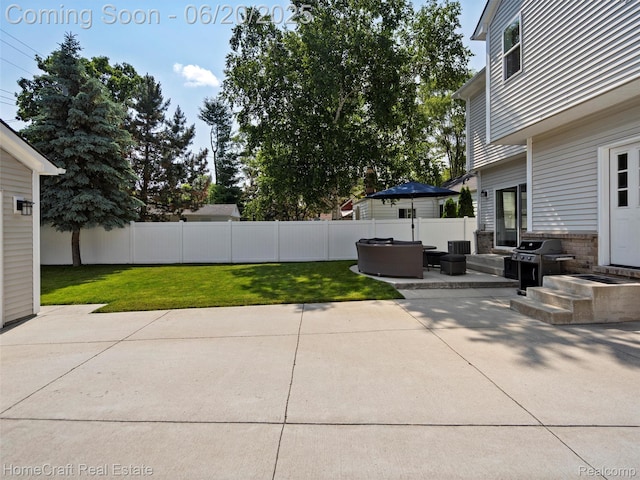 2213 Beverly Blvd, Berkley, MI 48072 - view of patio / terrace with grilling area, outdoor lounge area, and entry steps
